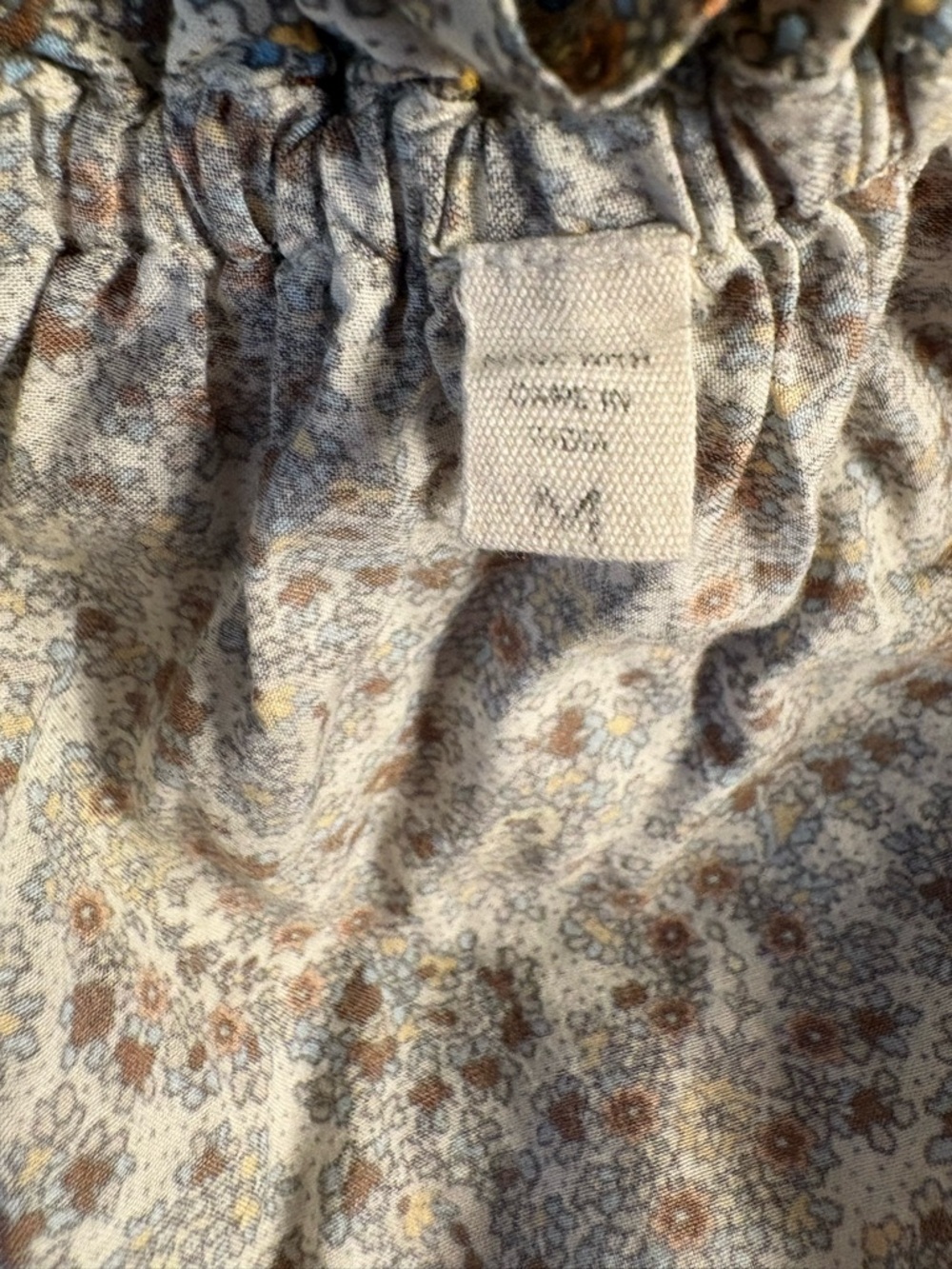DÔEN LUCE TOP | Blue Tisbury Paisley | Size M - Picture 6 of 6